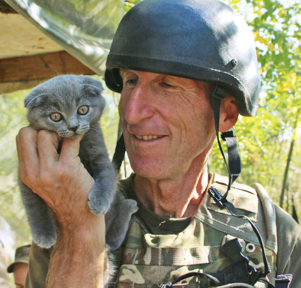 Військовий журналіст Олександр КІНДСФАТЕР. Фото з архіву О. Кіндсфатера